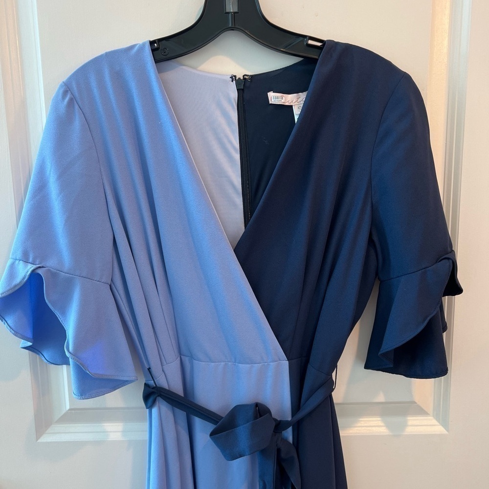 Anthropologie Hutch Colorblock Faux Wrap
Midi Dress - Picture 5 of 16